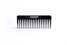 Load image into Gallery viewer, King Brown Pomade | Texture Comb in Black